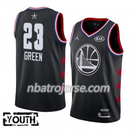 Barn Golden State Warriors Tröja Draymond Green 23 2019 All-Star Jordan Brand Svart Swingman